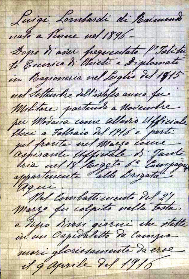 Documento Lombardi